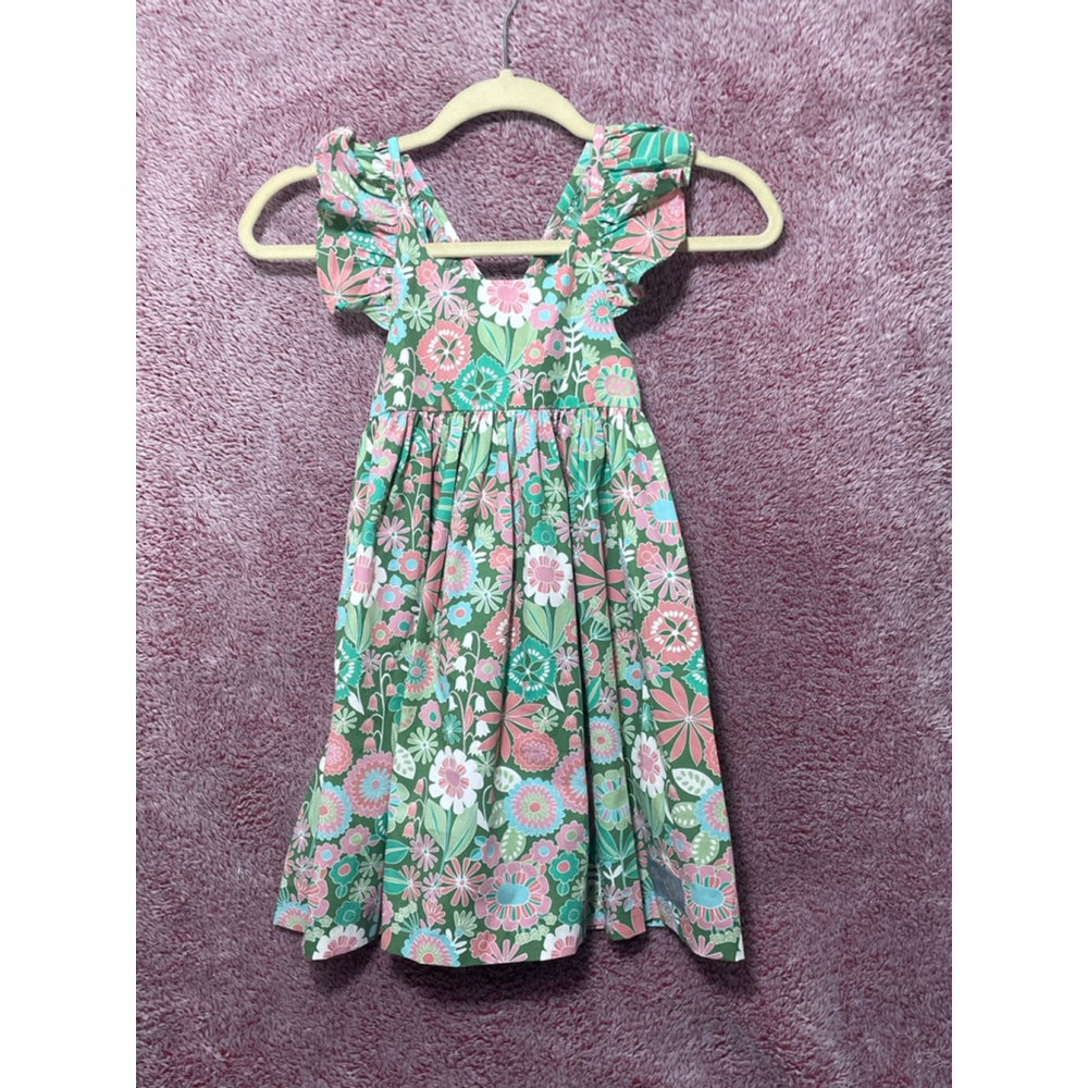 Girls Eleanor rose floral cottagecore Dress Size 6-7 - Picture 5 of 7